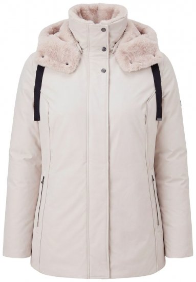 Ulla Popken 851840 Functioneel jack Zand - Jassen - Grote maten jassen voor dames