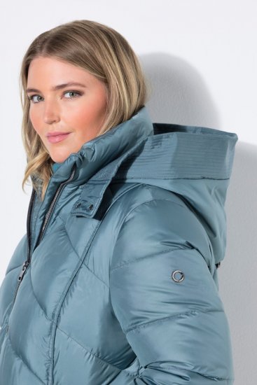 Ulla Popken 851842 Gewatteerde jas Kaki - Jassen - Grote maten dames jassen