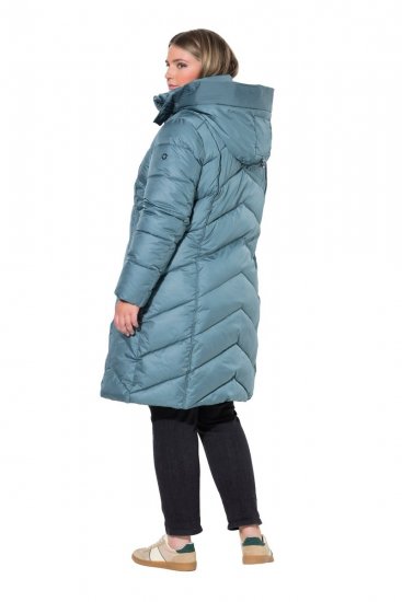 Ulla Popken 851842 Gewatteerde jas Kaki - Jassen - Grote maten dames jassen