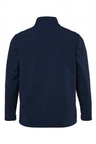 Men+ 868 Softshell jack met fleecevoering Donkerblauw - Jassen - Grote Maten Herenjassen