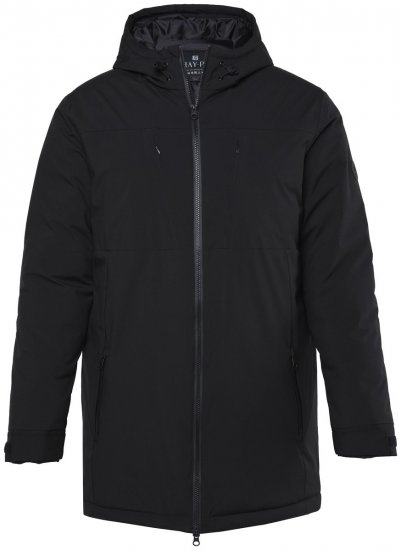 Jay-Pi 852164 Gewatteerd functionele jas Zwart - Jassen - Grote Maten Herenjassen