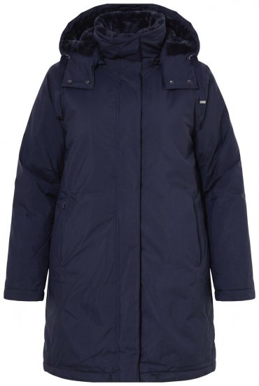 Ulla Popken 852386 Functioneel jack Donkerblauw - Jassen - Grote maten jassen voor dames