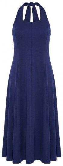 Ulla Popken 852680 Avondjurk Donkerblauw - Avondjurken - Grote maten avondkleding