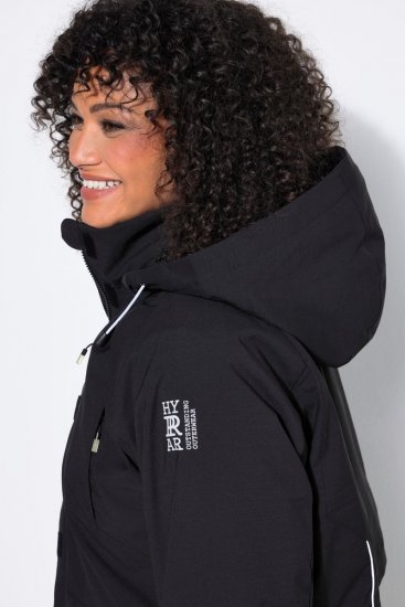 Ulla Popken 852901 Functionele jas Zwart - Jassen - Grote maten dames jassen