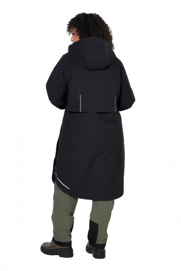 Ulla Popken 852901 Functionele jas Zwart - Jassen - Grote maten dames jassen