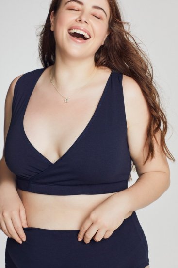 Ulla Popken 853611 Zwangerschapsslips Donkerblauw - Slips - 