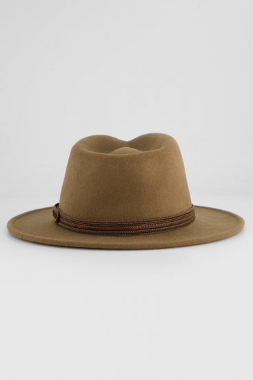 JP1880 853629 Wollen hoed Mokkabruin - Hoeden - 