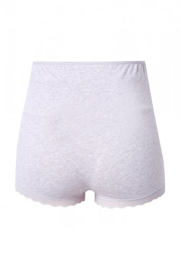 Ulla Popken 853631 Zwangerschapsslips met kant Grijs gemêleerd - Slips - 