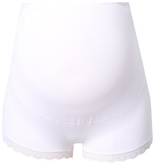 Ulla Popken 853631 Zwangerschapsslips met kant Wit - Slips - 