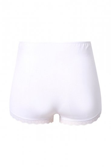 Ulla Popken 853631 Zwangerschapsslips met kant Wit - Slips - 