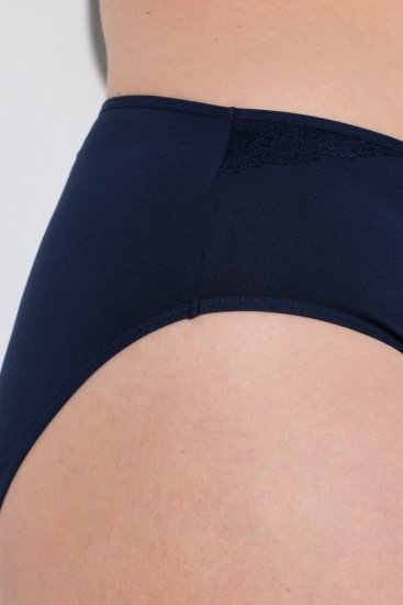 Ulla Popken 853698 Slips met kant 5-pack Zwart - Slips - 