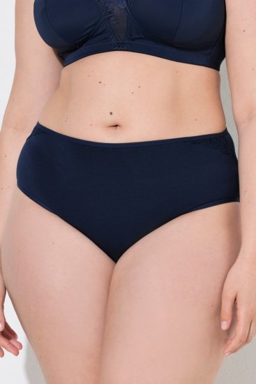 Ulla Popken 853698 Slips met kant 5-pack Zwart - Slips - 