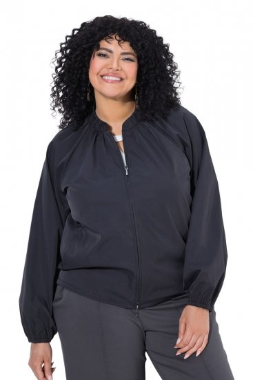 Ulla Popken 854962 Bomberjack Olijfgroen - Jassen - Grote maten jassen voor dames