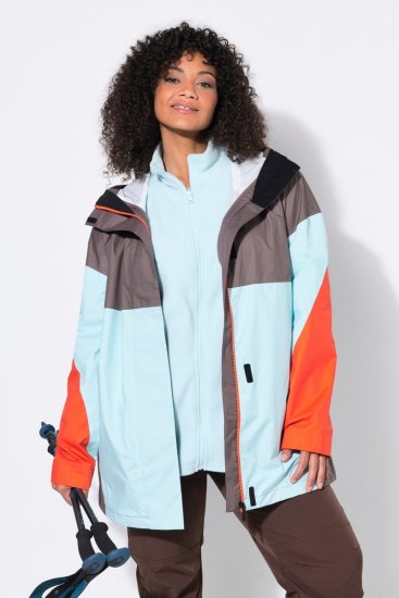 Ulla Popken 855313 Parka Taupe - Jassen - Grote maten dames jassen
