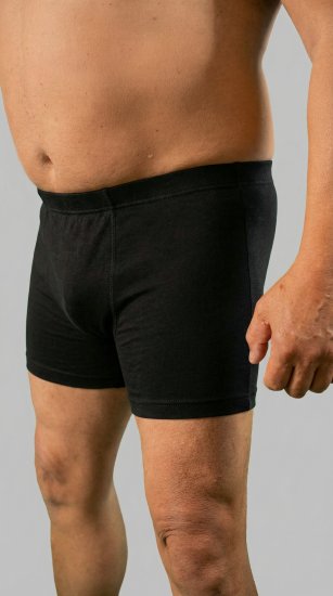 20 Nodi 978 Stretch Cotton Boxer with Internal Elastic Band Black - Boxershorts - Grote Maten Boxershorts Heren