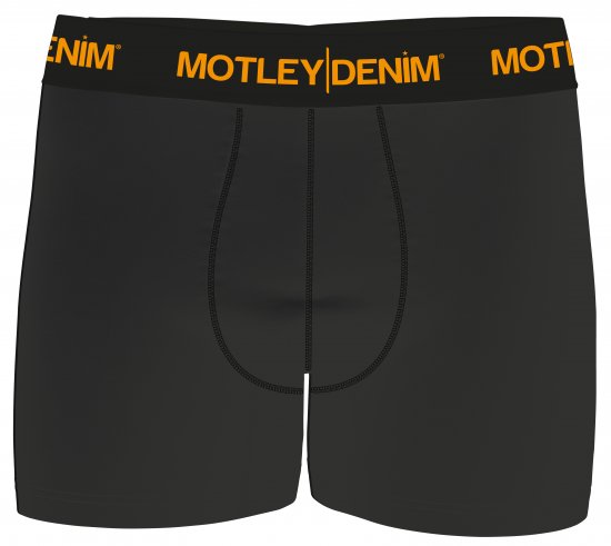 Motley Denim Amsterdam Boxershorts Charcoal 2-pack - Ondergoed & zwem - Grote Maten Ondergoed Heren