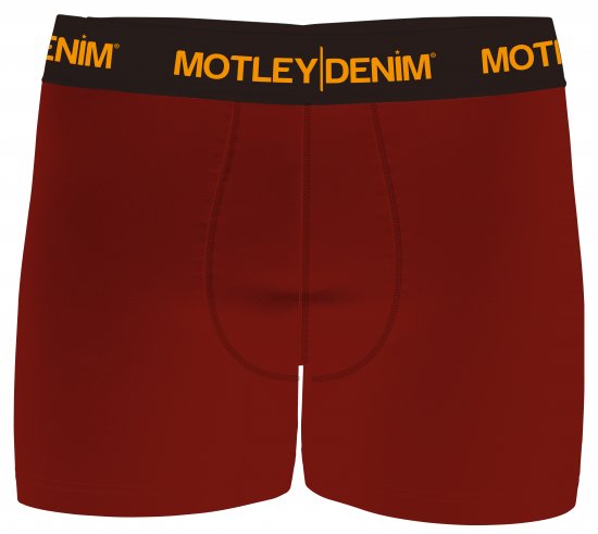 Motley Denim Amsterdam Boxershorts Red 2-pack - Ondergoed & zwem - Grote Maten Ondergoed Heren