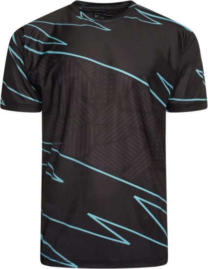 Kam Jeans AP002 Active Performance Marl Tee Black - T-shirts - Grote Maten T-shirts Heren