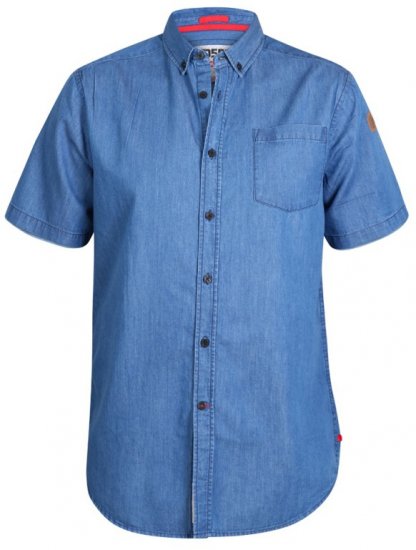 D555 Arnold Denim Shirt - Hemden - Overhemden Grote Maten Heren