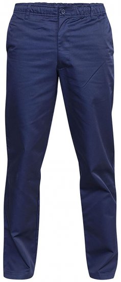 D555 Basilio Pants with elasticated waist Navy - Jeans & broeken - Jeans & Broeken Grote Maten Heren