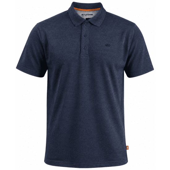 Motley Denim Bratislava Polo Dark Indigo - Polo shirts - Grote Maten Poloshirts Heren
