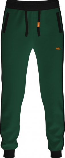 Motley Denim Bremen Sweatpants Racing Green/Black - Joggingbroeken & shorts - Joggingbroeken & Shorts Heren Grote Maten