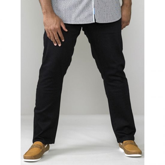 D555 Claude Stretch Jeans Black TALL SIZES - HERENKLEDING MT-6XLT - Tall Kleding Heren