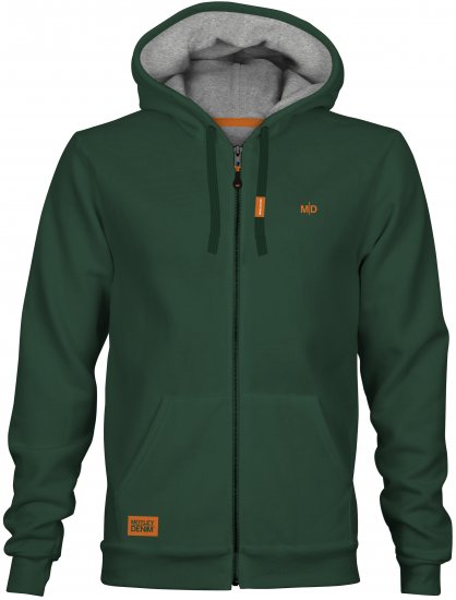 Motley Denim Copenhagen Hoodie Racing Green - Sweaters & hoodies - Sweaters & Hoodies Grote Maten Heren