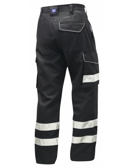 Leo Ilfracombe Cargo Pants Black - Werkkleding - Werkkleding Grote Maten Heren