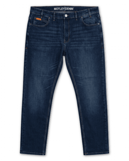 Motley Denim Soho 5-Pocket Jeans Dark Wash - Jeans & broeken - Jeans & Broeken Grote Maten Heren