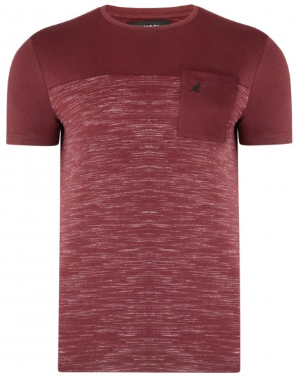 Kangol Elbrus T-shirt Red - T-shirts - Grote Maten T-shirts Heren