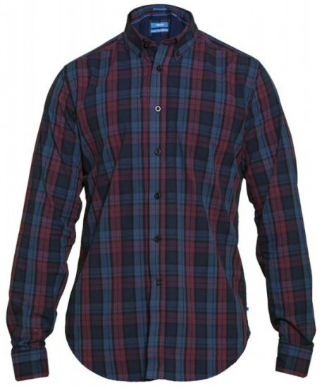 D555 Enderby Long Sleeve Shirt - Hemden - Overhemden Grote Maten Heren
