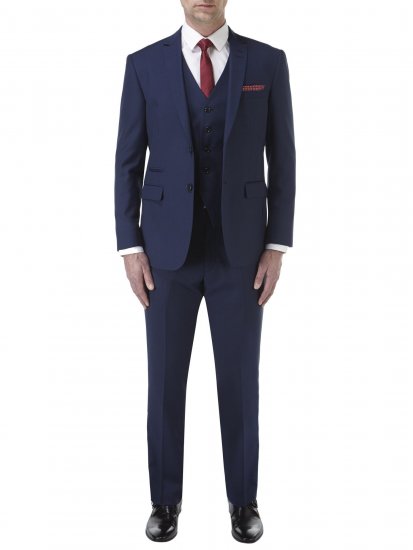 Skopes Kennedy Suit jacket Royal Blue - Pakken - Grote Maten Kostuum Heren
