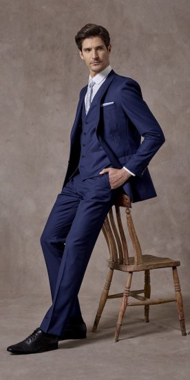 Skopes Kennedy Suit pants Royal Blue - Jeans & broeken - Jeans & Broeken Grote Maten Heren