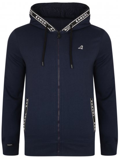 Kangol Foray Hoodie Navy - Sweaters & hoodies - Sweaters & Hoodies Grote Maten Heren