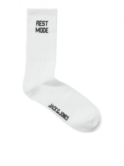 Jack & Jones Power Statements Tennissokken Wit 3-pack - Ondergoed & zwem - Grote Maten Ondergoed Heren