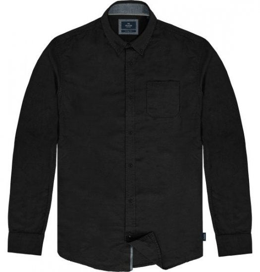 Double Outfitters GS-5225 Oxford overhemd Zwart - Hemden - Overhemden Grote Maten Heren