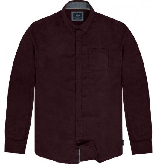 Double Outfitters GS-5225 Oxford overhemd Bordeaux - Hemden - Overhemden Grote Maten Heren