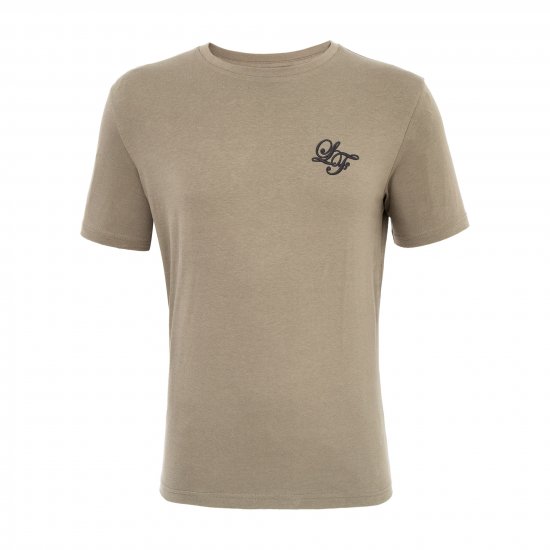 Loyalty & Faith Helix T-shirt Khaki - T-shirts - Grote Maten T-shirts Heren