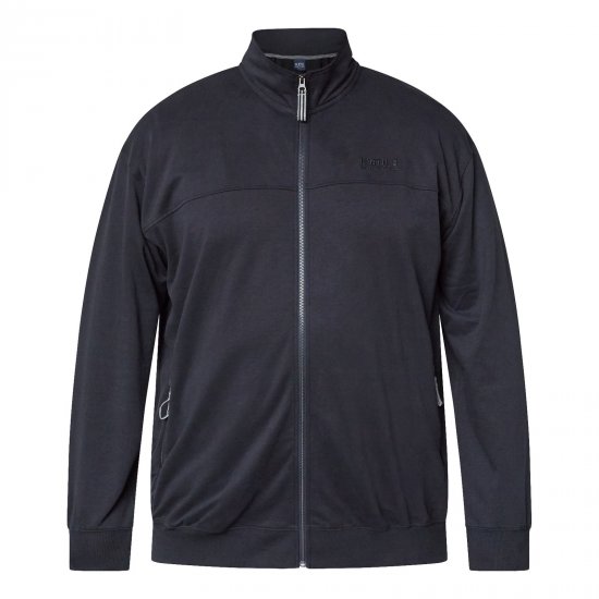 North Latitude Sweat Cardigan Zwart - TALL sweatshirts - TALL sweatshirts voor lange mannen