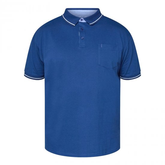 North Latitude Superflex Polo Blauw - TALL polo's - Langere polo's: TALL-pasvorm