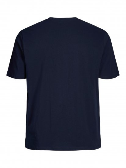 Jack & Jones Logo T-Shirt Navy - T-shirts - Grote Maten T-shirts Heren