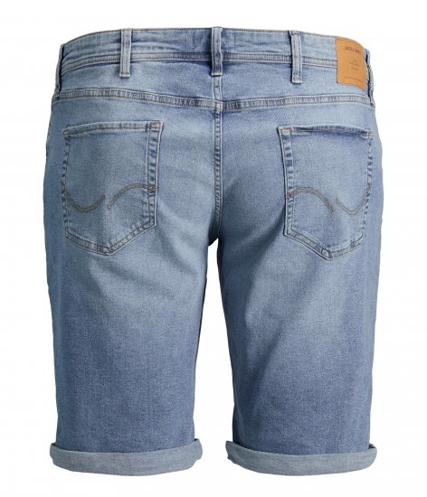 Jack & Jones Rick 5 Pocket Shorts Blue denim - Shorts - Grote Maten Korte Broeken Heren