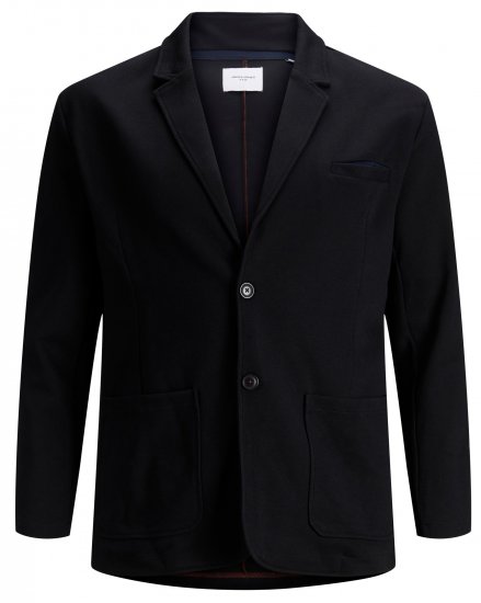 Jack & Jones Diego Sweat Blazer Black - Pakken - Grote Maten Kostuum Heren