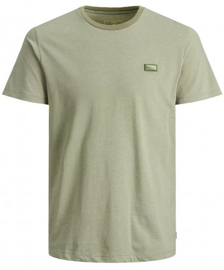 Jack & Jones Schultz Crew Neck T-Shirt Green - T-shirts - Grote Maten T-shirts Heren