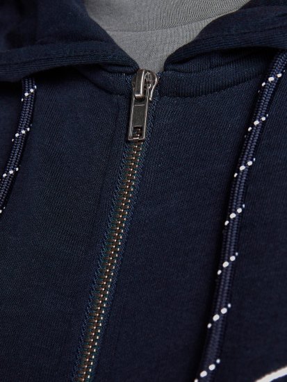Jack & Jones Califlomax Sweat Hood Navy blazer - Sweaters & hoodies - Sweaters & Hoodies Grote Maten Heren