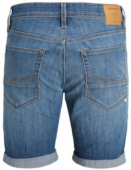 Jack & Jones JJIRICK JJFOX Shorts Blue Denim - Shorts - Grote Maten Korte Broeken Heren