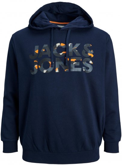 Jack & Jones JJRAMP Hoodie Navy - Sweaters & hoodies - Sweaters & Hoodies Grote Maten Heren