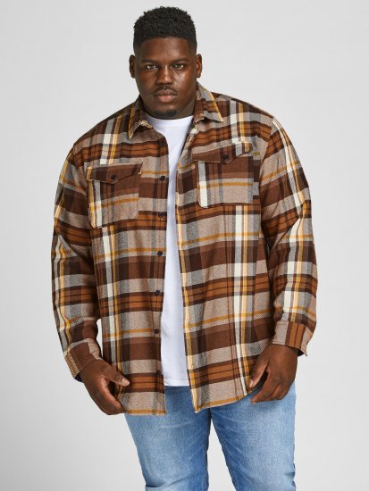 Jack & Jones JPRBLUWOODLAND Checked Shirt - Hemden - Overhemden Grote Maten Heren