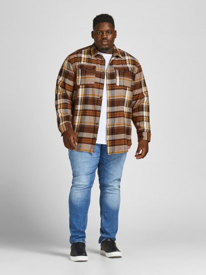 Jack & Jones JPRBLUWOODLAND Checked Shirt - Hemden - Overhemden Grote Maten Heren